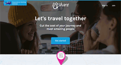 Desktop Screenshot of liftshare.com